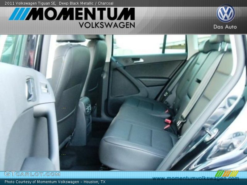 Deep Black Metallic / Charcoal 2011 Volkswagen Tiguan SE