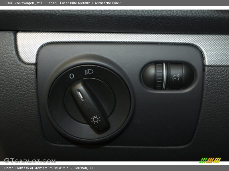 Laser Blue Metallic / Anthracite Black 2008 Volkswagen Jetta S Sedan