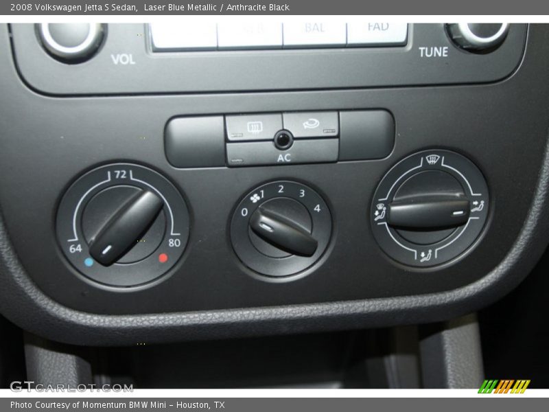 Laser Blue Metallic / Anthracite Black 2008 Volkswagen Jetta S Sedan