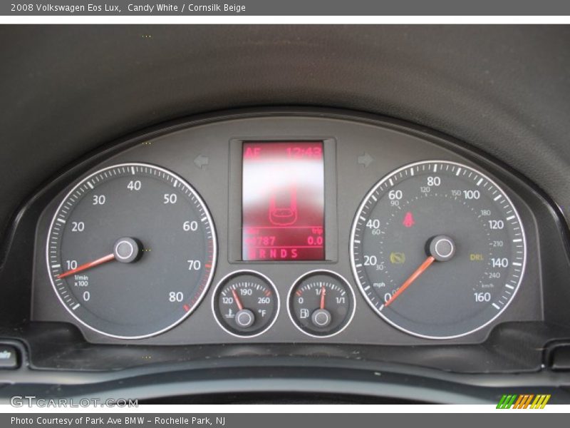 Candy White / Cornsilk Beige 2008 Volkswagen Eos Lux