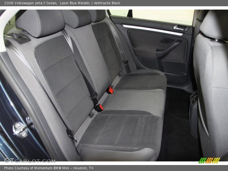 Laser Blue Metallic / Anthracite Black 2008 Volkswagen Jetta S Sedan