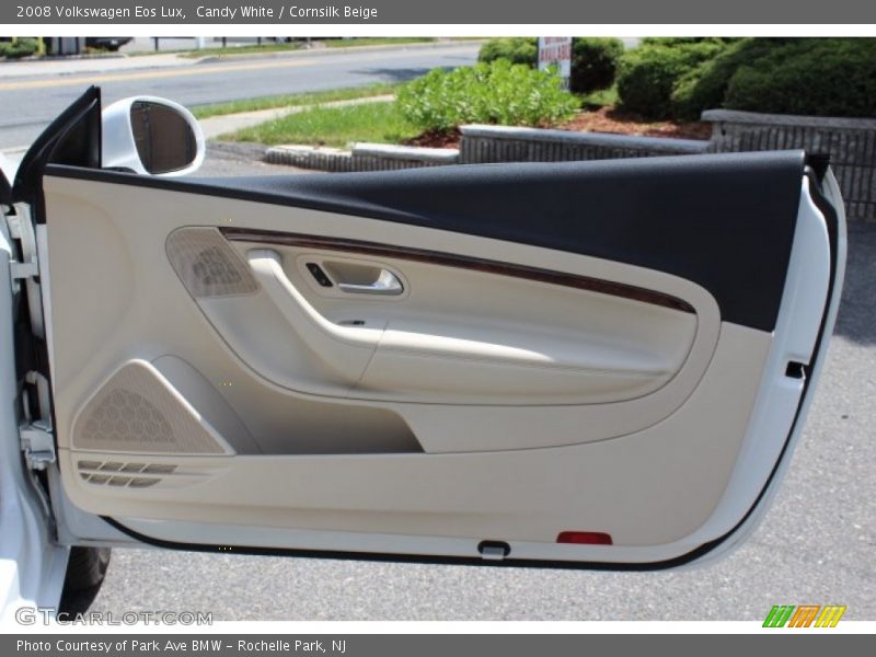Candy White / Cornsilk Beige 2008 Volkswagen Eos Lux