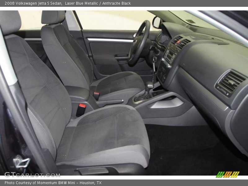 Laser Blue Metallic / Anthracite Black 2008 Volkswagen Jetta S Sedan