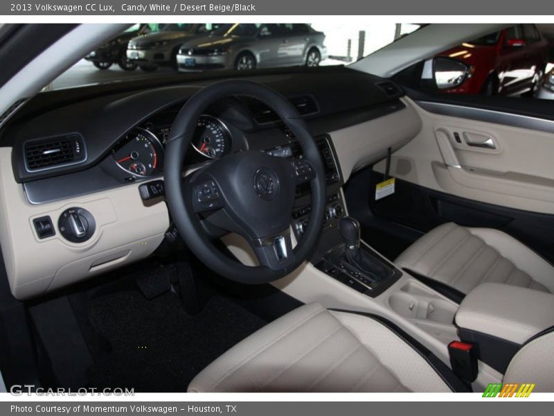 Candy White / Desert Beige/Black 2013 Volkswagen CC Lux