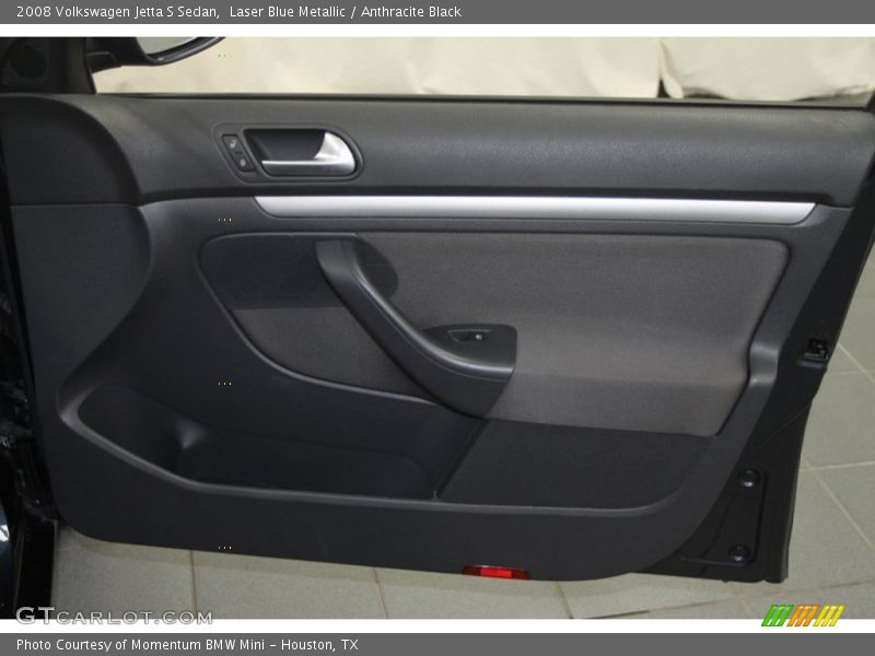 Laser Blue Metallic / Anthracite Black 2008 Volkswagen Jetta S Sedan