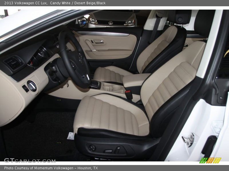 Candy White / Desert Beige/Black 2013 Volkswagen CC Lux