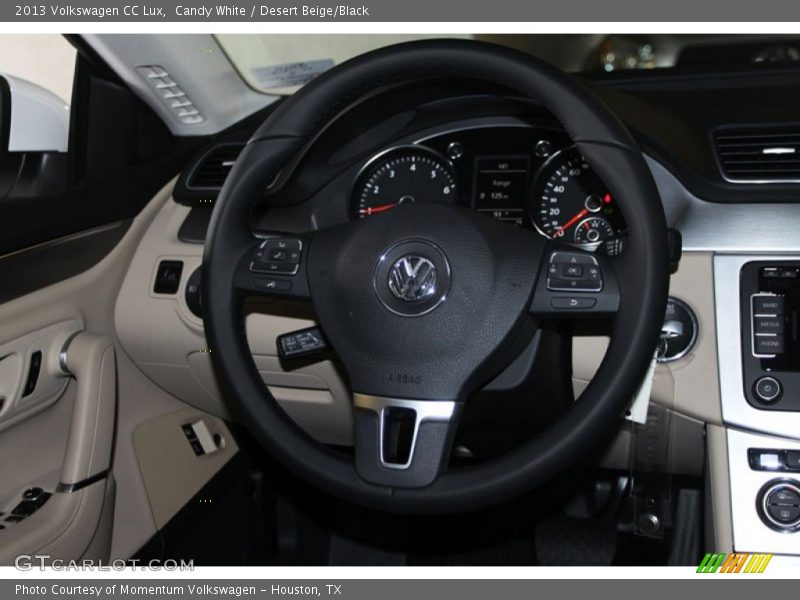 Candy White / Desert Beige/Black 2013 Volkswagen CC Lux