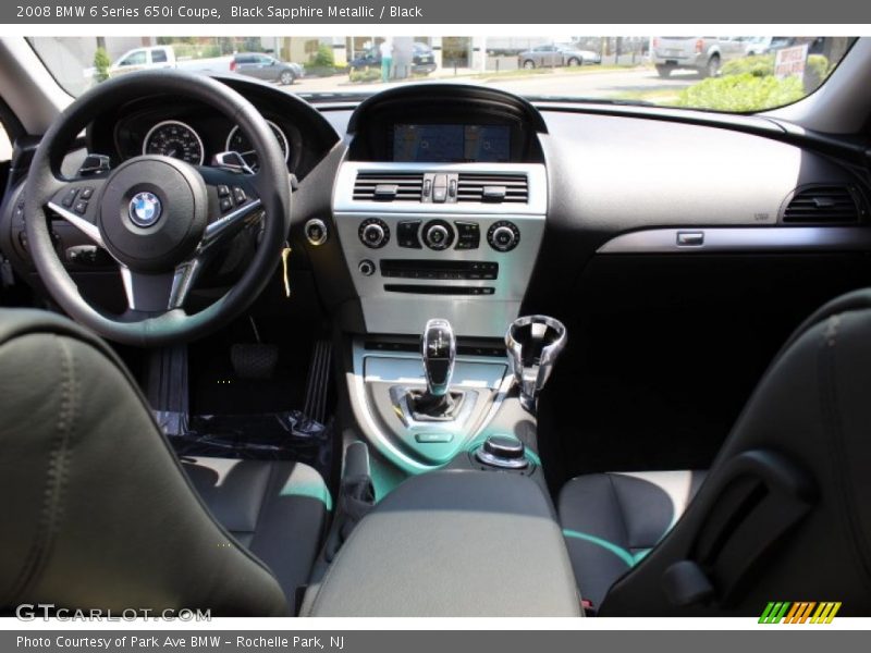 Black Sapphire Metallic / Black 2008 BMW 6 Series 650i Coupe