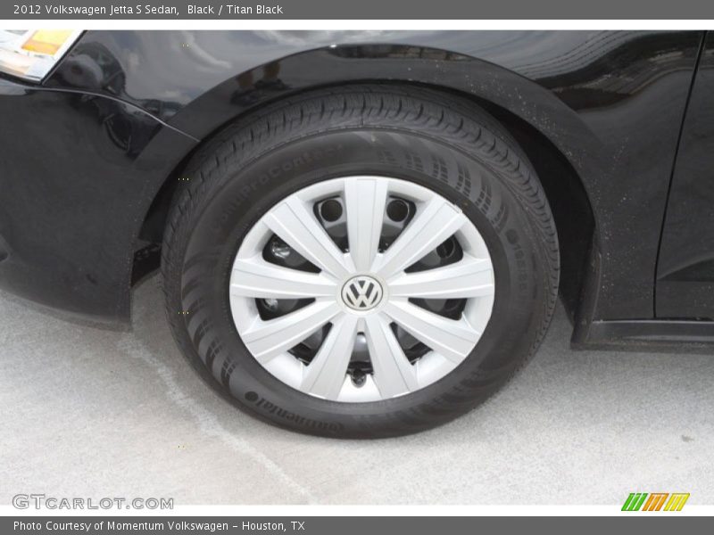 Black / Titan Black 2012 Volkswagen Jetta S Sedan