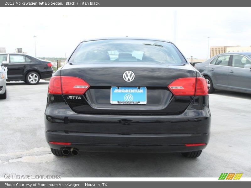 Black / Titan Black 2012 Volkswagen Jetta S Sedan