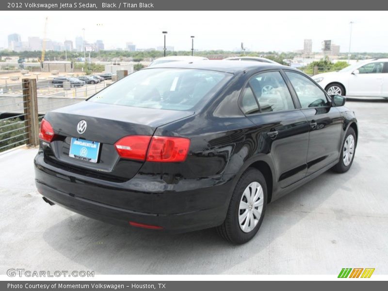 Black / Titan Black 2012 Volkswagen Jetta S Sedan