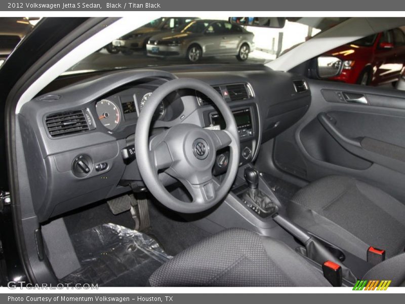 Black / Titan Black 2012 Volkswagen Jetta S Sedan
