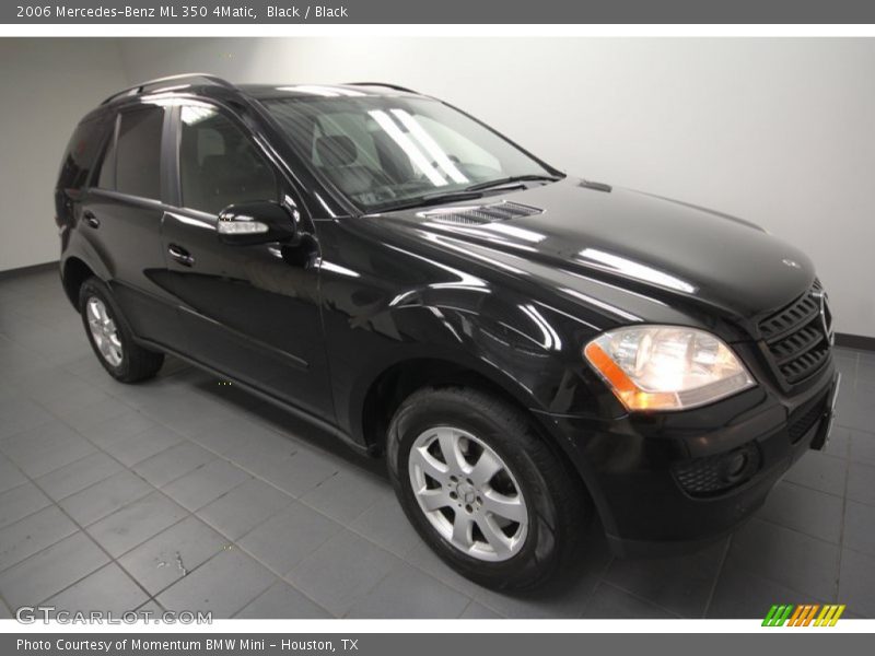 Black / Black 2006 Mercedes-Benz ML 350 4Matic