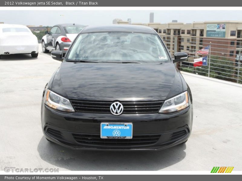 Black / Titan Black 2012 Volkswagen Jetta SE Sedan