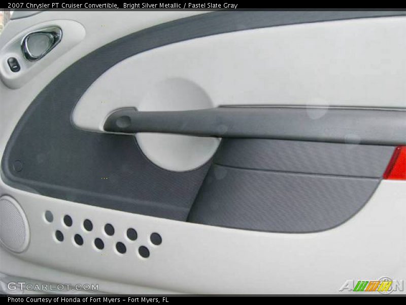 Bright Silver Metallic / Pastel Slate Gray 2007 Chrysler PT Cruiser Convertible