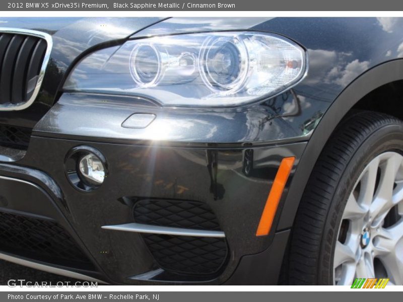 Black Sapphire Metallic / Cinnamon Brown 2012 BMW X5 xDrive35i Premium