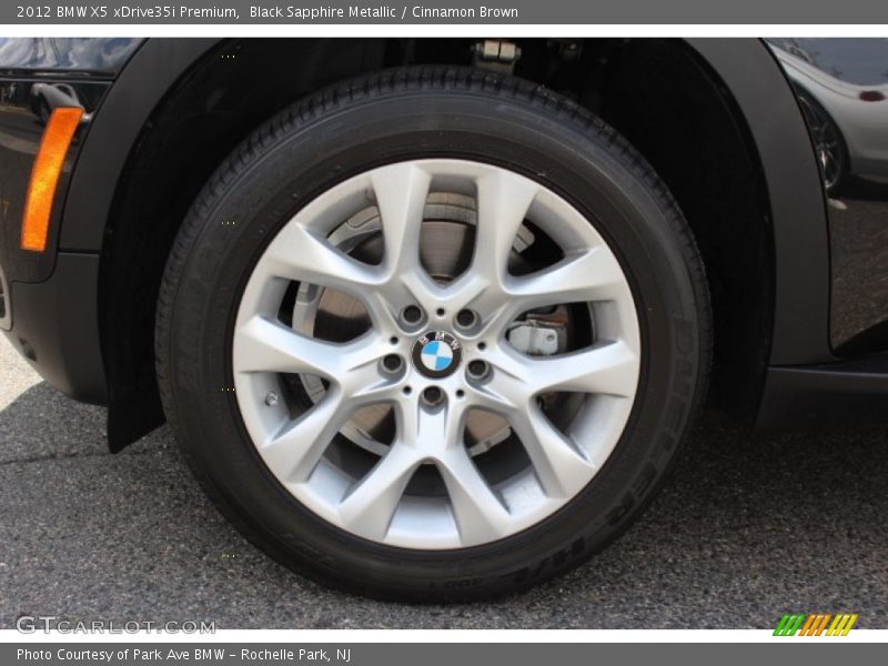 Black Sapphire Metallic / Cinnamon Brown 2012 BMW X5 xDrive35i Premium