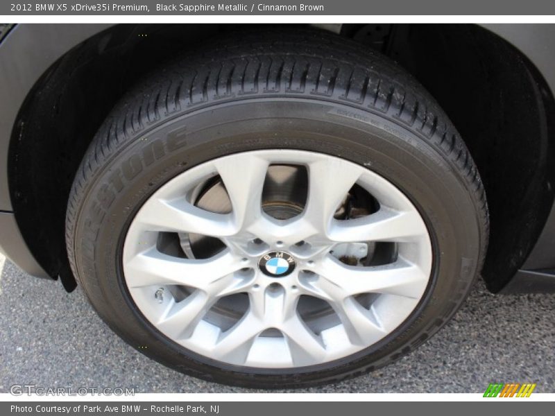 Black Sapphire Metallic / Cinnamon Brown 2012 BMW X5 xDrive35i Premium