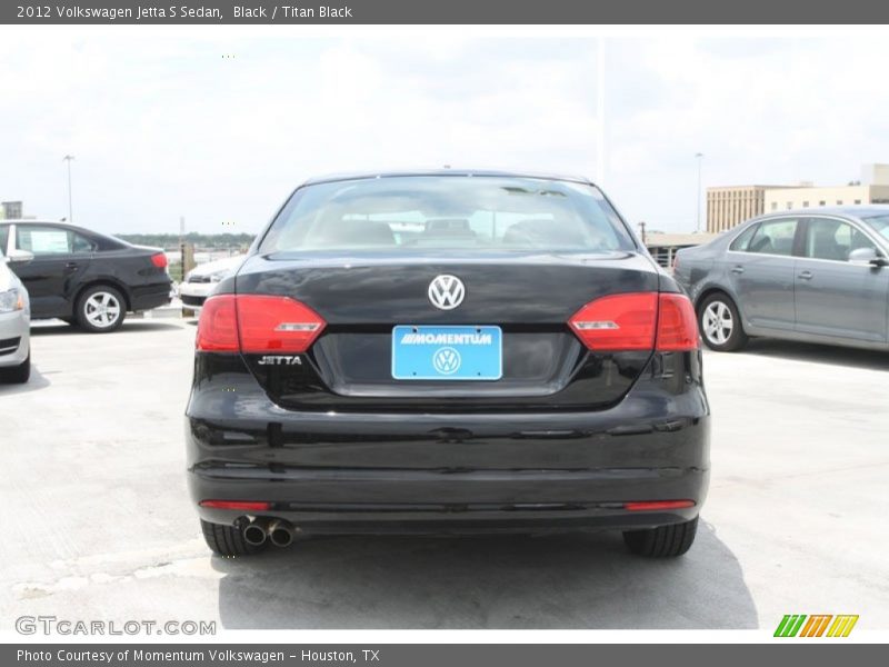 Black / Titan Black 2012 Volkswagen Jetta S Sedan