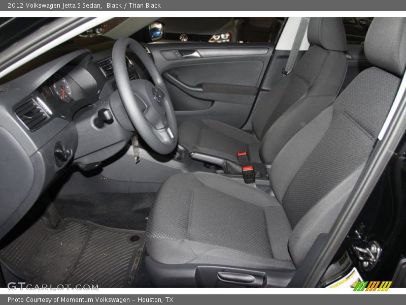 Black / Titan Black 2012 Volkswagen Jetta S Sedan