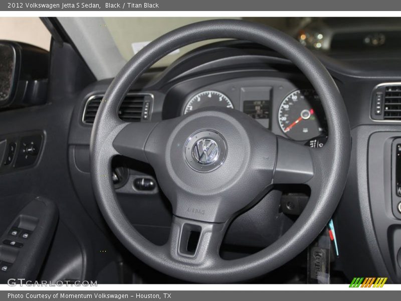 Black / Titan Black 2012 Volkswagen Jetta S Sedan
