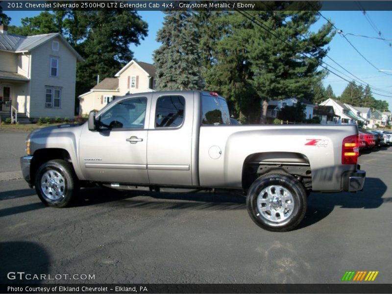 Graystone Metallic / Ebony 2012 Chevrolet Silverado 2500HD LTZ Extended Cab 4x4