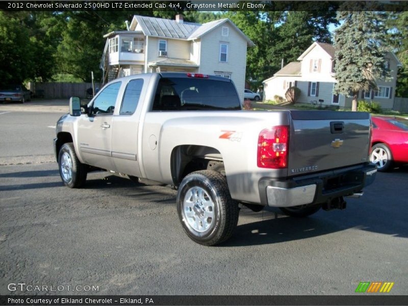 Graystone Metallic / Ebony 2012 Chevrolet Silverado 2500HD LTZ Extended Cab 4x4