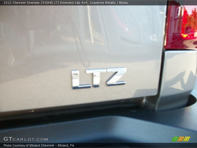 Graystone Metallic / Ebony 2012 Chevrolet Silverado 2500HD LTZ Extended Cab 4x4