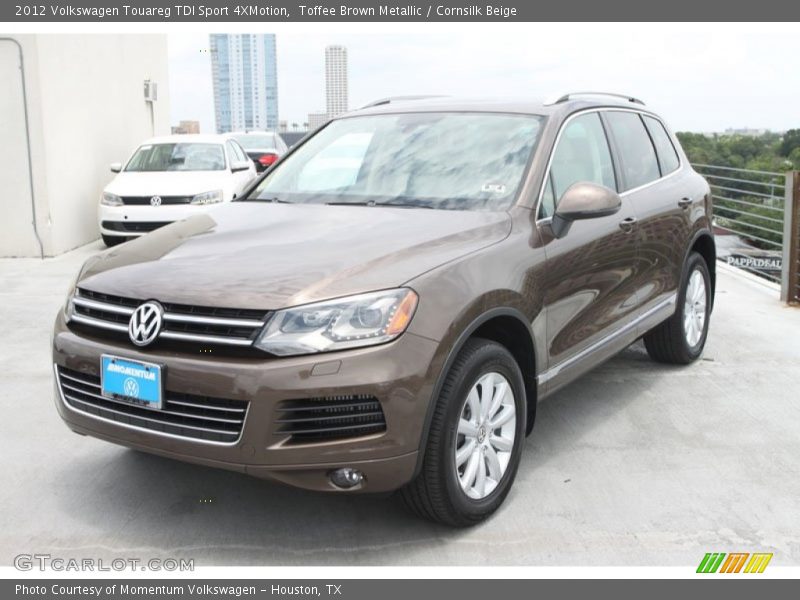 Toffee Brown Metallic / Cornsilk Beige 2012 Volkswagen Touareg TDI Sport 4XMotion