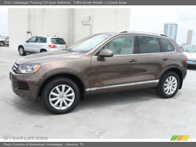 Toffee Brown Metallic / Cornsilk Beige 2012 Volkswagen Touareg TDI Sport 4XMotion