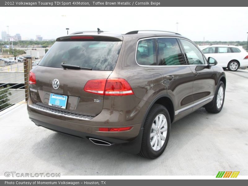 Toffee Brown Metallic / Cornsilk Beige 2012 Volkswagen Touareg TDI Sport 4XMotion