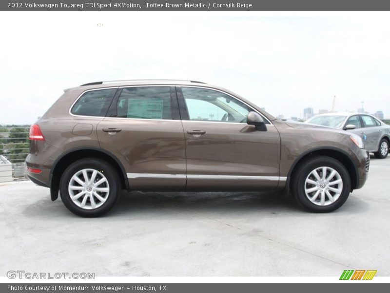Toffee Brown Metallic / Cornsilk Beige 2012 Volkswagen Touareg TDI Sport 4XMotion