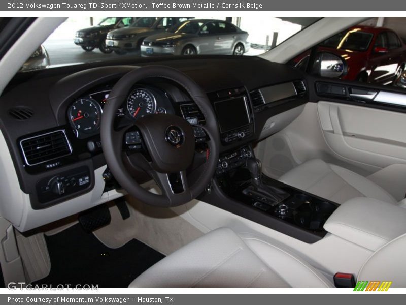 Toffee Brown Metallic / Cornsilk Beige 2012 Volkswagen Touareg TDI Sport 4XMotion