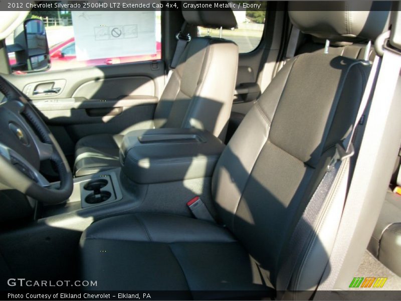 Graystone Metallic / Ebony 2012 Chevrolet Silverado 2500HD LTZ Extended Cab 4x4