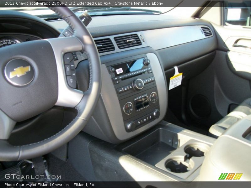 Graystone Metallic / Ebony 2012 Chevrolet Silverado 2500HD LTZ Extended Cab 4x4