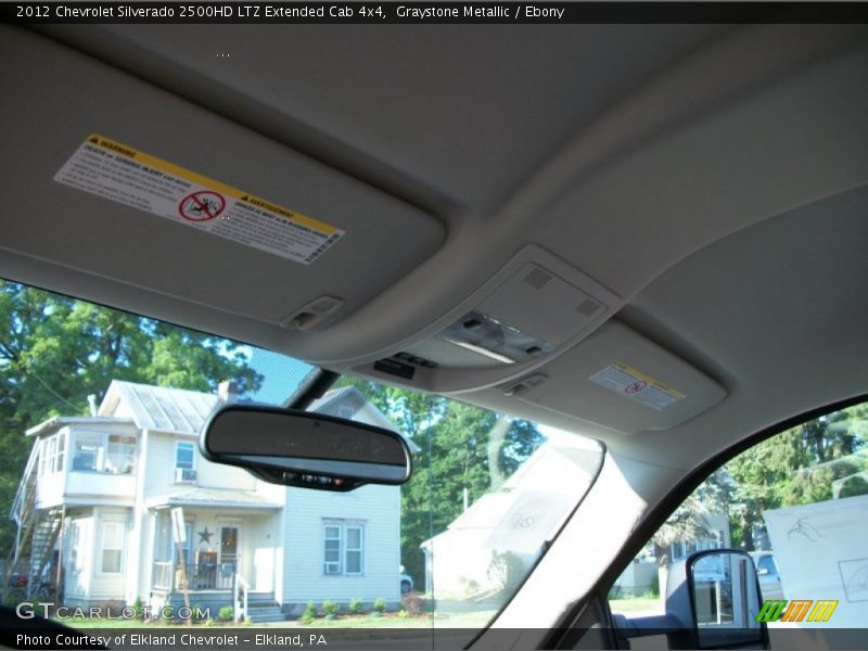 Graystone Metallic / Ebony 2012 Chevrolet Silverado 2500HD LTZ Extended Cab 4x4