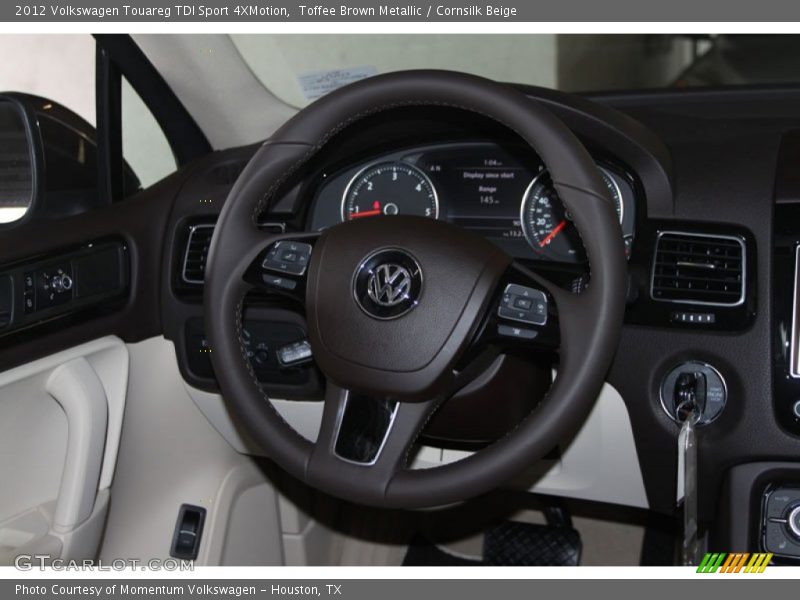 Toffee Brown Metallic / Cornsilk Beige 2012 Volkswagen Touareg TDI Sport 4XMotion