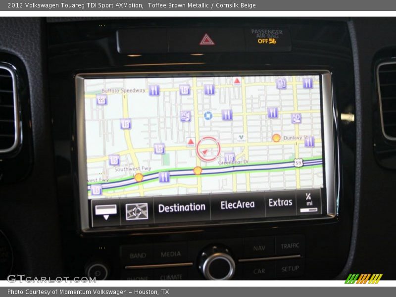 Toffee Brown Metallic / Cornsilk Beige 2012 Volkswagen Touareg TDI Sport 4XMotion