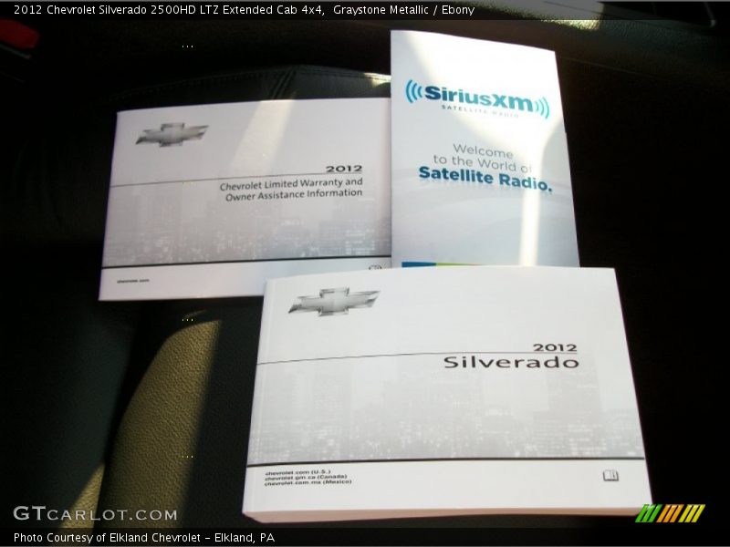 Graystone Metallic / Ebony 2012 Chevrolet Silverado 2500HD LTZ Extended Cab 4x4