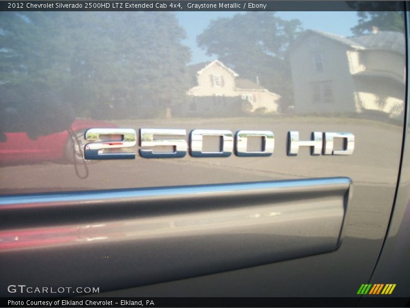 Graystone Metallic / Ebony 2012 Chevrolet Silverado 2500HD LTZ Extended Cab 4x4