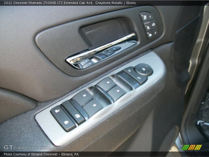 Graystone Metallic / Ebony 2012 Chevrolet Silverado 2500HD LTZ Extended Cab 4x4
