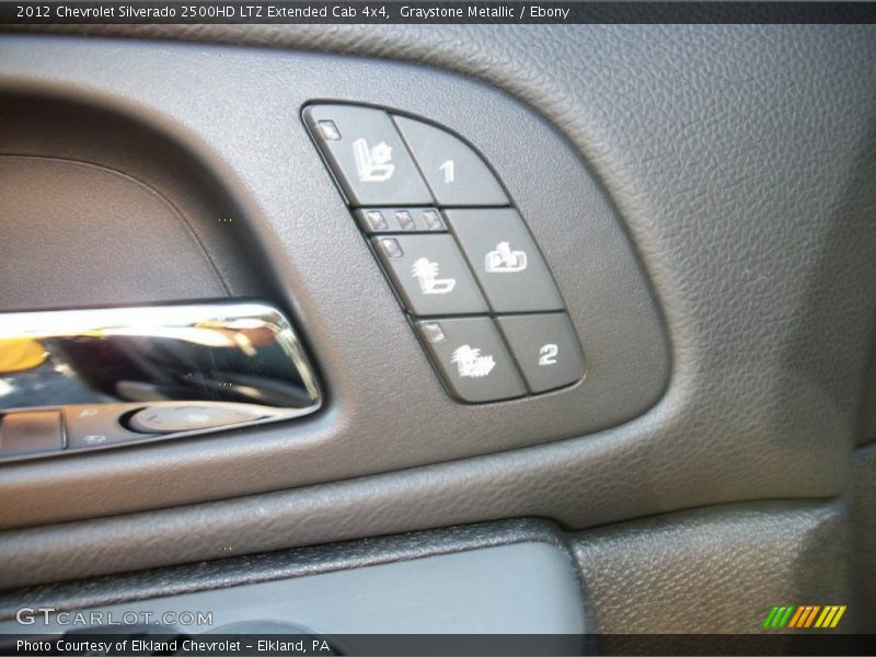 Graystone Metallic / Ebony 2012 Chevrolet Silverado 2500HD LTZ Extended Cab 4x4