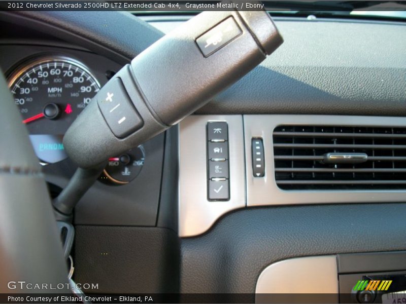 Graystone Metallic / Ebony 2012 Chevrolet Silverado 2500HD LTZ Extended Cab 4x4