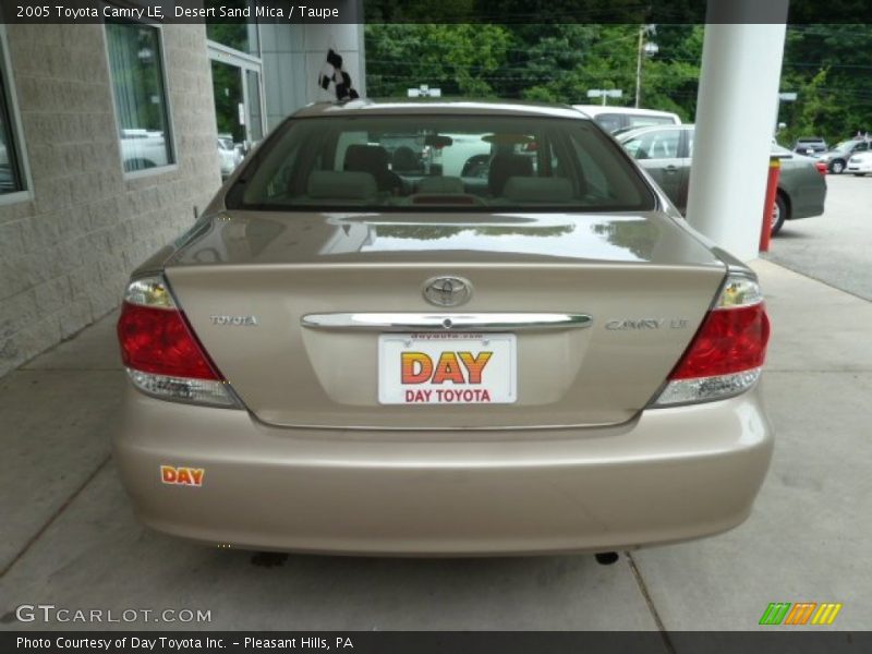 Desert Sand Mica / Taupe 2005 Toyota Camry LE