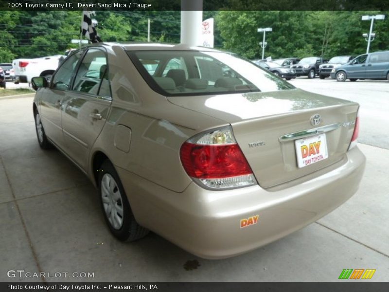 Desert Sand Mica / Taupe 2005 Toyota Camry LE