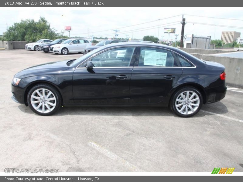 Phantom Black Pearl / Black 2013 Audi A4 2.0T Sedan
