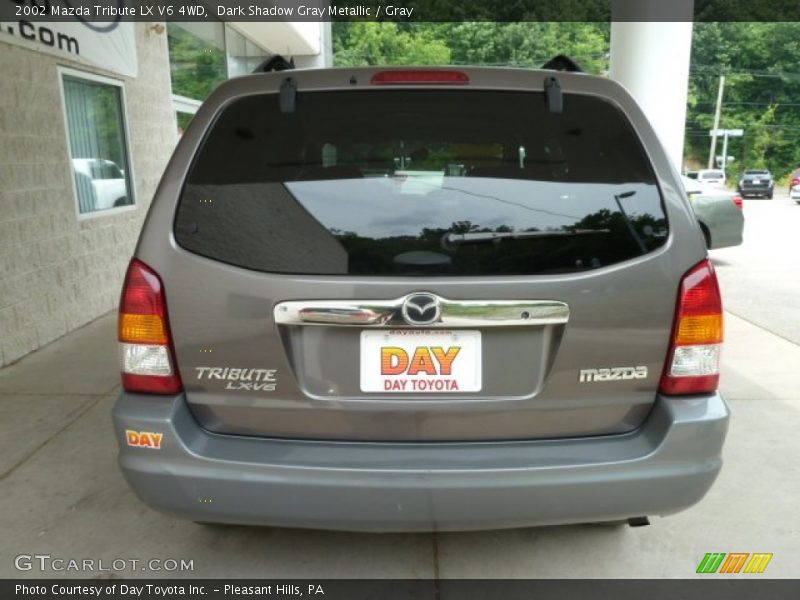 Dark Shadow Gray Metallic / Gray 2002 Mazda Tribute LX V6 4WD