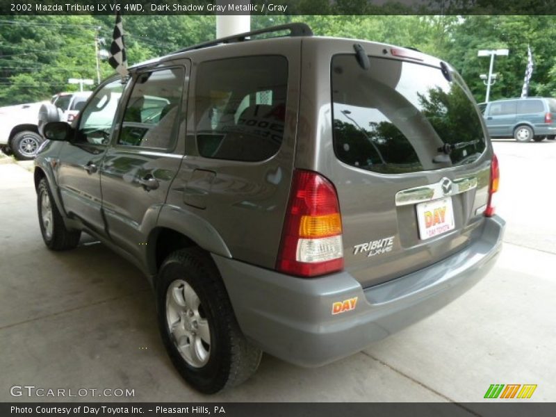 Dark Shadow Gray Metallic / Gray 2002 Mazda Tribute LX V6 4WD