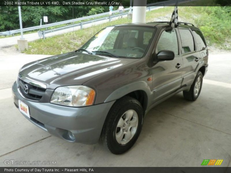 Dark Shadow Gray Metallic / Gray 2002 Mazda Tribute LX V6 4WD