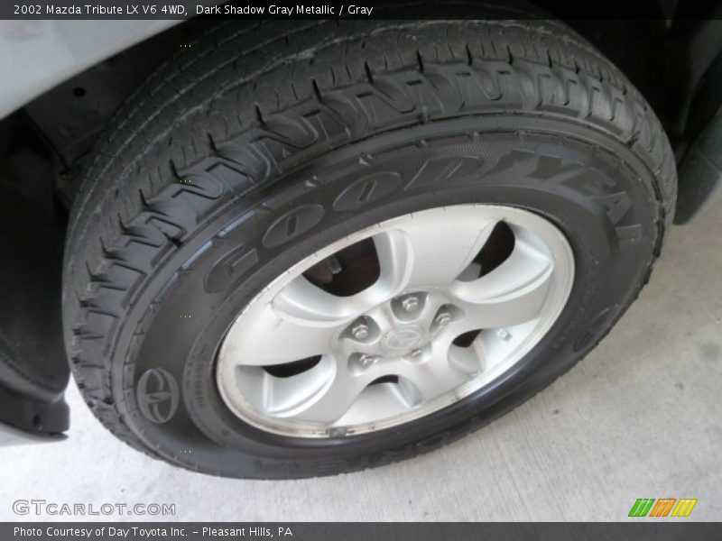 Dark Shadow Gray Metallic / Gray 2002 Mazda Tribute LX V6 4WD